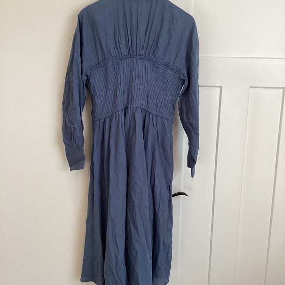 Pilcro Anthropologie Corset Midi Shirt Dress - Picture 8 of 12
